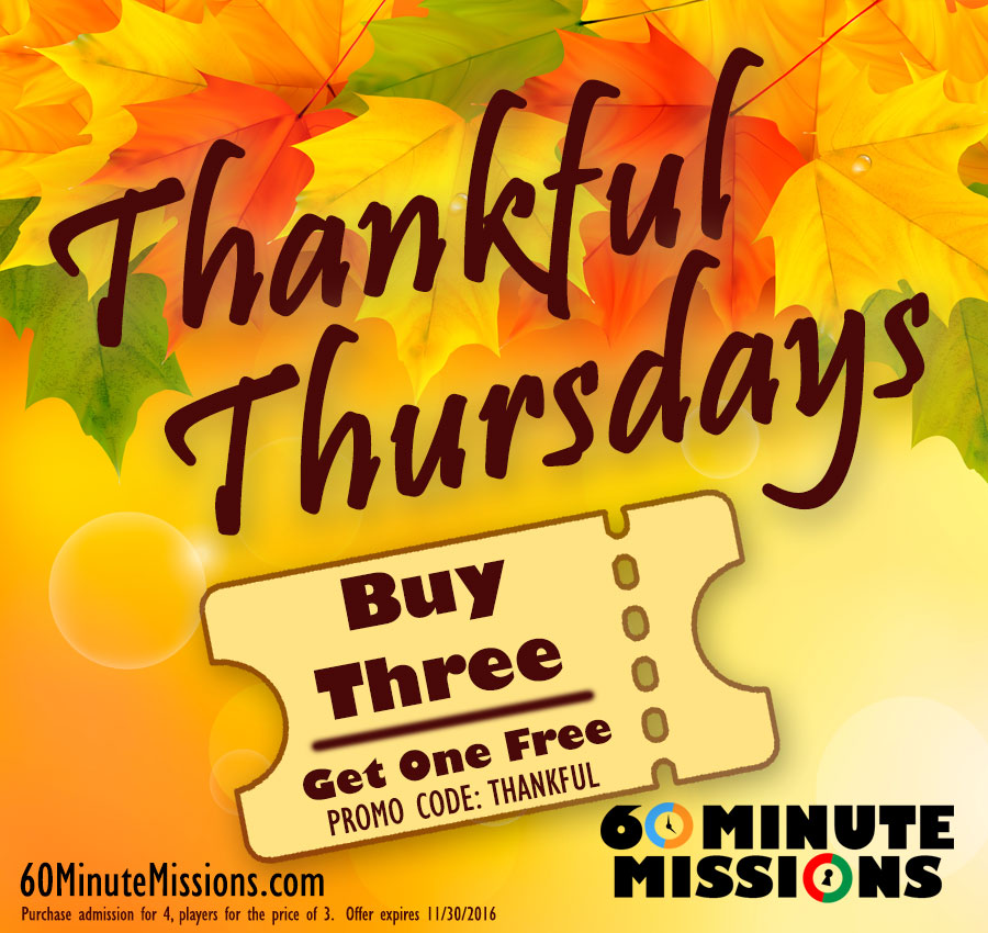 Thankful Thursdays in November
