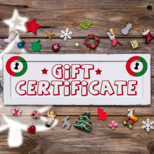 Gift-A-Mission, Escape Room Gift Certificates