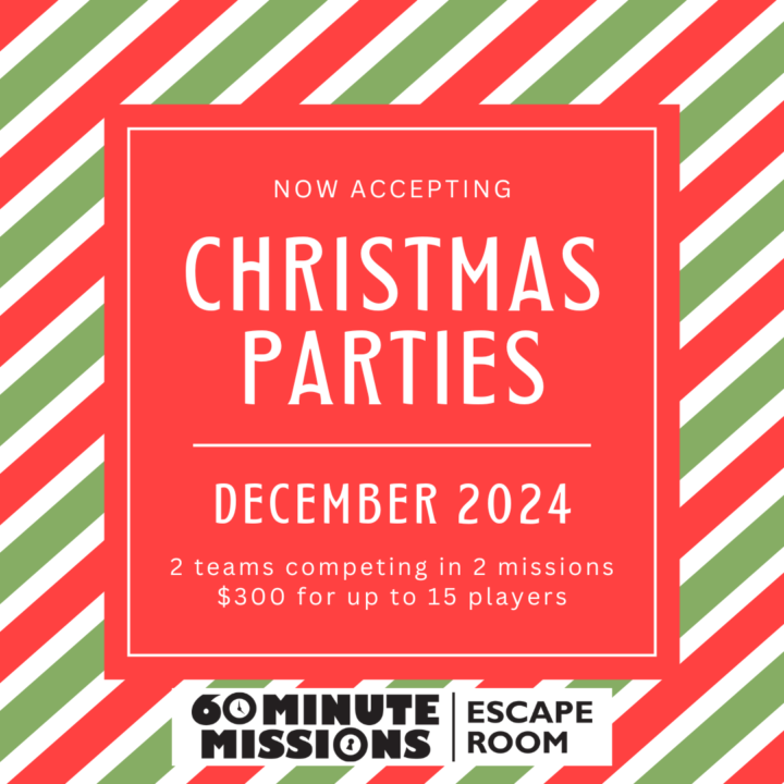 2024 Holiday Escape Room Celebrations